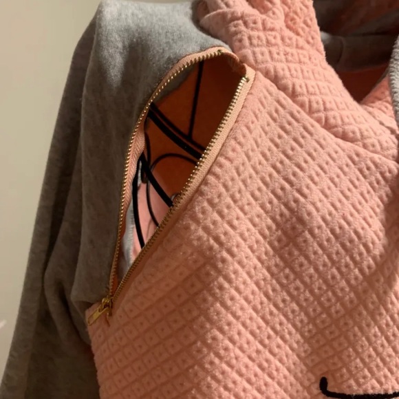 Faith pink and grey hoody - Picture 2 of 3